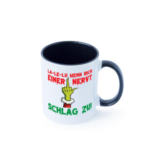 La Le Lu | Weihnachten | Weihnachtsmuffel | Lichter vl12 Farbige Tasse - Kaffeetasse / Geschenk / Familie