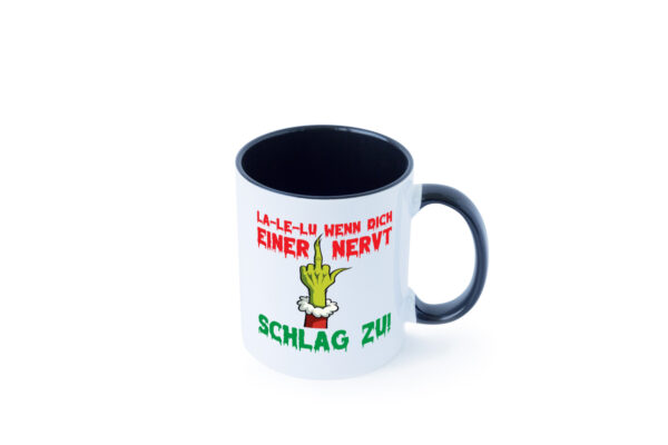 La Le Lu | Weihnachten | Weihnachtsmuffel | Lichter vl12 Farbige Tasse - Kaffeetasse / Geschenk / Familie