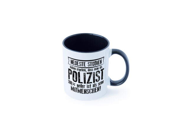 Neuste Studien: Polizist | Polizei Farbige Tasse - Kaffeetasse / Geschenk / Familie