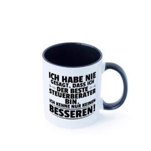 Der Beste Steuerberater | Steuern Farbige Tasse - Kaffeetasse / Geschenk / Familie