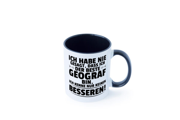 Der Beste Geograf | Geografie Farbige Tasse - Kaffeetasse / Geschenk / Familie