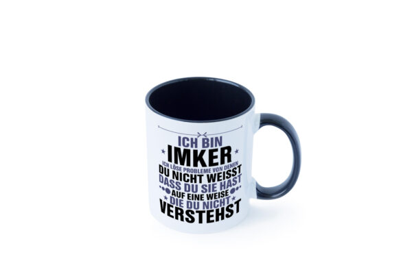 Löse Probleme: Imker | Imkerei Farbige Tasse - Kaffeetasse / Geschenk / Familie