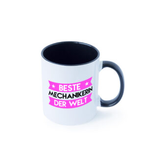 Beste Mechanikerin | KFZ Farbige Tasse - Kaffeetasse / Geschenk / Familie