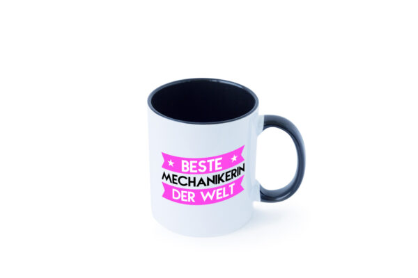 Beste Mechanikerin | KFZ Farbige Tasse - Kaffeetasse / Geschenk / Familie