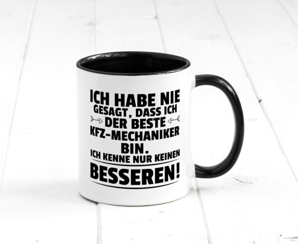 Der Beste KFZ-Mechaniker | Werkstatt | Mechaniker Farbige Tasse - Kaffeetasse / Geschenk / Familie