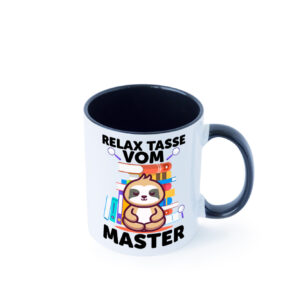 Relax Tasse: Master | Universität | Student Farbige Tasse - Kaffeetasse / Geschenk / Familie