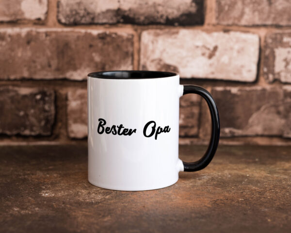 Bester Opa Farbige Tasse - Kaffeetasse / Geschenk / Familie