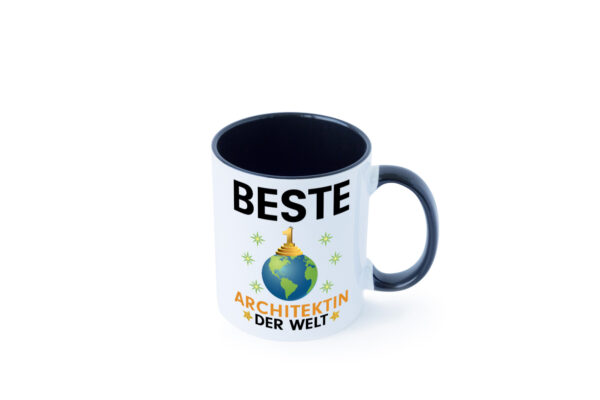 Welt Beste Architektin | Architektur Büro Farbige Tasse - Kaffeetasse / Geschenk / Familie