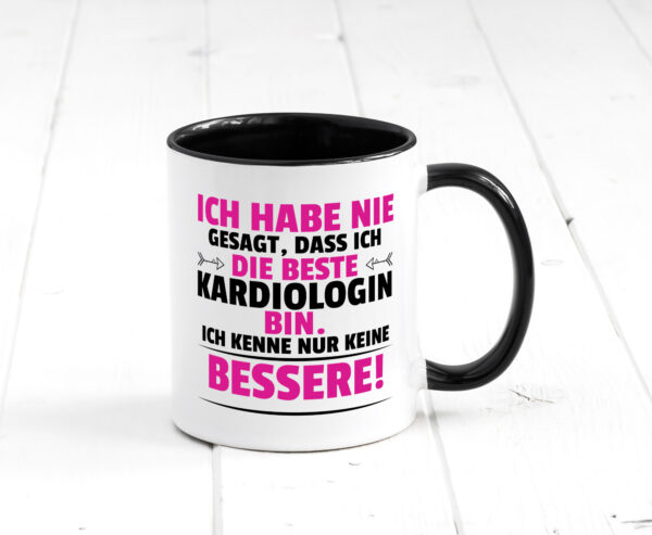 Die Beste Kardiologin | Kardiologie Farbige Tasse - Kaffeetasse / Geschenk / Familie