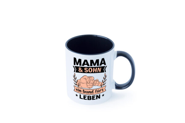 Mama und sohn ein bund fürs leben | Muttertag Farbige Tasse - Kaffeetasse / Geschenk / Familie