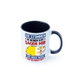 Vatikanstadt | Urlaub | Stimmen in meinem Kopf | Traumland Farbige Tasse - Kaffeetasse / Geschenk / Familie