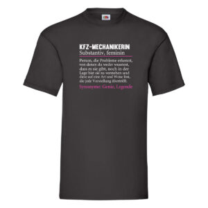 KFZ-Mechanikerin | Mechaniker | Beruf | KFZ | Werkstatt T-Shirt Schwarz