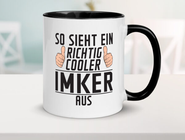 Richtig Cooler Imker | Imkerei Farbige Tasse - Kaffeetasse / Geschenk / Familie