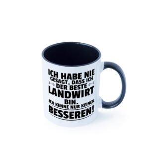 Der Beste Landwirt | Bauer | Landwirtschaft Farbige Tasse - Kaffeetasse / Geschenk / Familie