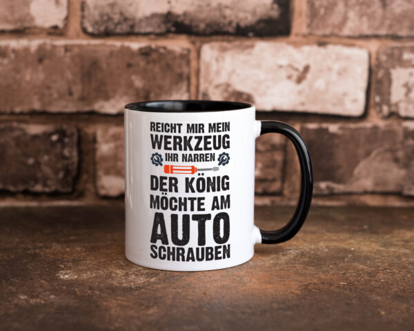 Mechaniker Spruch | KFZ Tasse | Auto Schrauber Farbige Tasse - Kaffeetasse / Geschenk / Familie