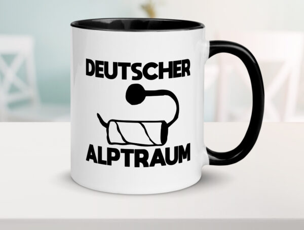 Deutscher Alptraum Farbige Tasse - Kaffeetasse / Geschenk / Familie