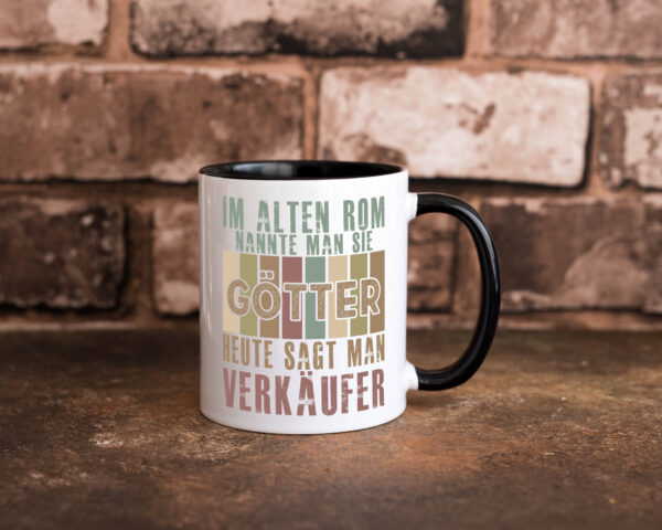 Heute sagt man: Verkäufer | Kollege | Verkaufsjob Farbige Tasse - Kaffeetasse / Geschenk / Familie