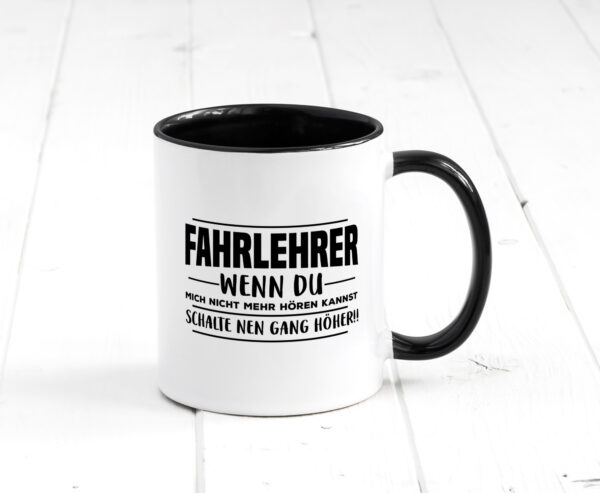 Fahrlehrer | Beruf Tasse | Fahrschule | Fahrschüler Farbige Tasse - Kaffeetasse / Geschenk / Familie