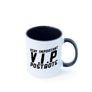 V.I.P. | Very important Postbote | Briefträger | Zusteller Farbige Tasse - Kaffeetasse / Geschenk / Familie