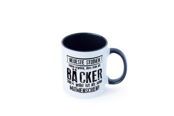 Neuste Studien: Bäcker | Bäckerei | Backen | Konditor Farbige Tasse - Kaffeetasse / Geschenk / Familie