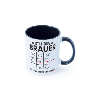 Lösung Finden: Brauer | Bier Brauer | Brauerei Farbige Tasse - Kaffeetasse / Geschenk / Familie