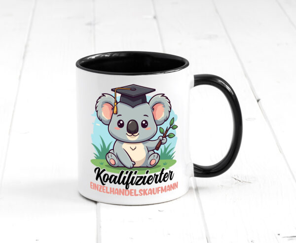 Koalifizierter Einzelhandelskaufmann | Einzelhandel Farbige Tasse - Kaffeetasse / Geschenk / Familie