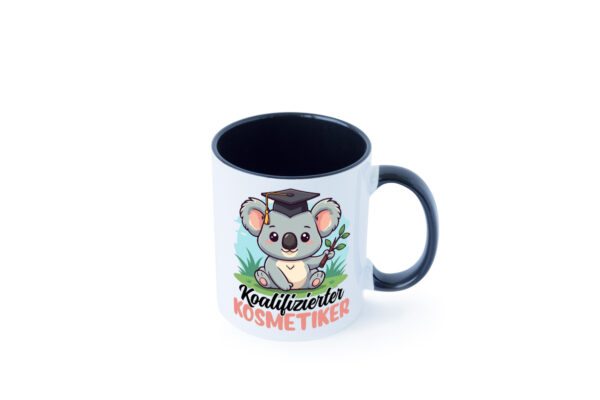 Koalifizierter Kosmetiker | Kosmetik | Stylist Farbige Tasse - Kaffeetasse / Geschenk / Familie