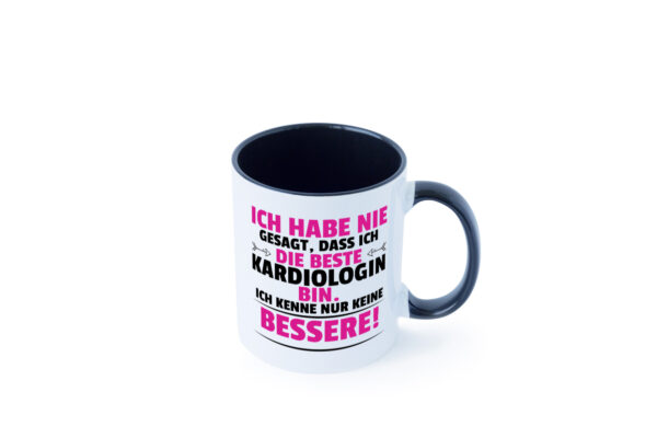 Die Beste Kardiologin | Kardiologie Farbige Tasse - Kaffeetasse / Geschenk / Familie