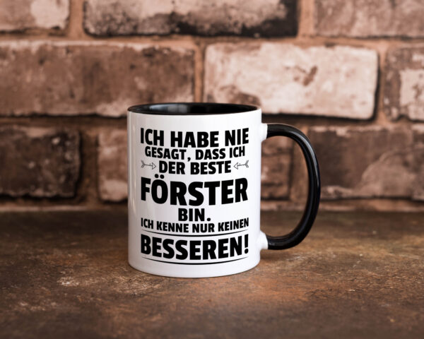 Der Beste Förster | Forst Arbeit Farbige Tasse - Kaffeetasse / Geschenk / Familie