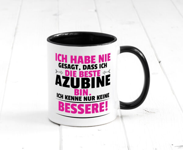 Die Beste Azubine | Ausbildung | Lehre | Lehrling Farbige Tasse - Kaffeetasse / Geschenk / Familie