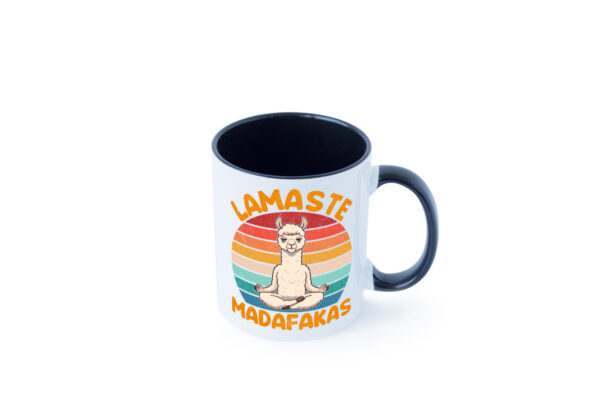 Lamaste | Madafakas | Lama | Vintage Farbige Tasse - Kaffeetasse / Geschenk / Familie