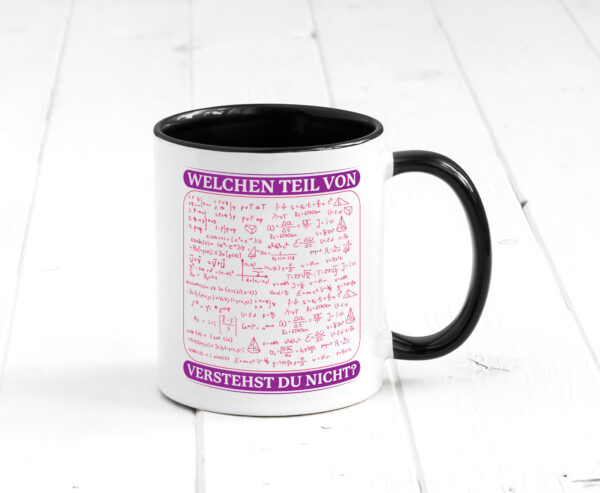 Mathematiker Tasse | Mathe Spruch | Lehrer Humor vl7 Farbige Tasse - Kaffeetasse / Geschenk / Familie