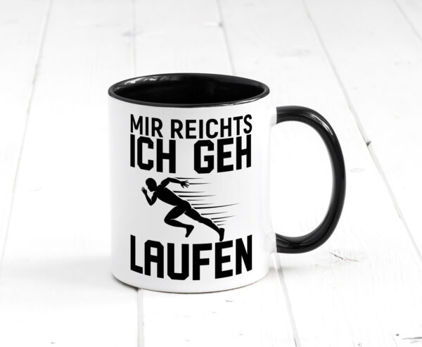 Ich geh laufen | Läufer Tasse | Jogging | Jogger Farbige Tasse - Kaffeetasse / Geschenk / Familie