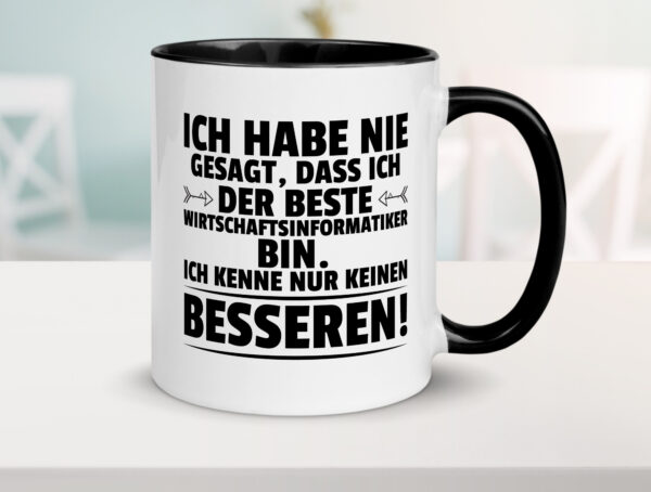 Der Beste Wirtschaftsinformatiker | Wirtschaft | Informatik Farbige Tasse - Kaffeetasse / Geschenk / Familie