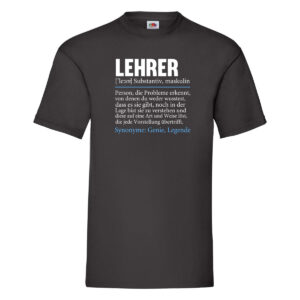 Lehrer | lustiger Spruch | Schule Beruf | Schüler T-Shirt Schwarz