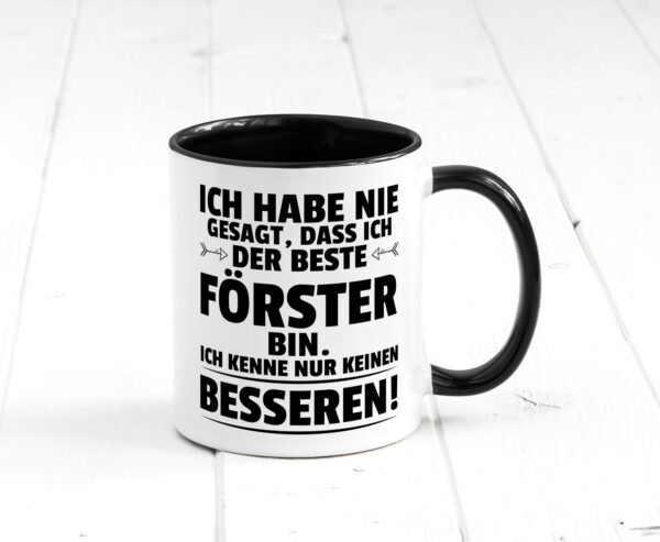 Der Beste Förster | Forst Arbeit Farbige Tasse - Kaffeetasse / Geschenk / Familie