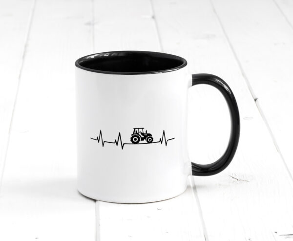 Bauernhof Motiv | Traktor | Trekker | Bauer | Landwirt Farbige Tasse - Kaffeetasse / Geschenk / Familie