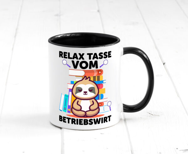 Relax Tasse: Betriebswirt | Betriebswirtschaft Farbige Tasse - Kaffeetasse / Geschenk / Familie