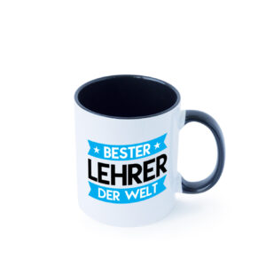 Bester Lehrer | Schule Beruf | Schüler Farbige Tasse - Kaffeetasse / Geschenk / Familie