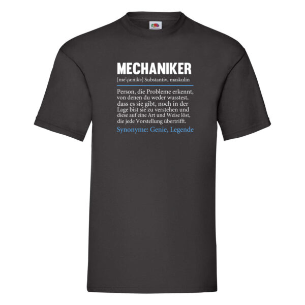 Mechaniker | Spruch | KFZ | Beruf Werkstatt T-Shirt Schwarz