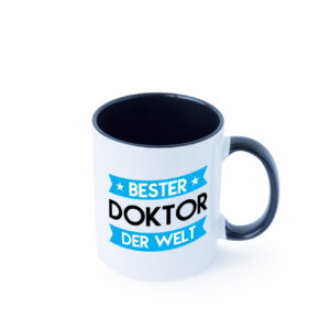 Bester Doktor | Doktorand | Doktortitel Farbige Tasse - Kaffeetasse / Geschenk / Familie