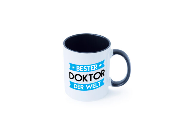 Bester Doktor | Doktorand | Doktortitel Farbige Tasse - Kaffeetasse / Geschenk / Familie