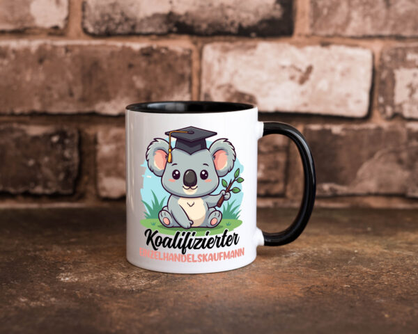 Koalifizierter Einzelhandelskaufmann | Einzelhandel Farbige Tasse - Kaffeetasse / Geschenk / Familie