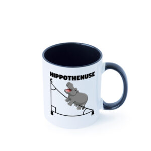 Hippotenuse | Mathematik Tasse | lustiges Hippo | Mathe Farbige Tasse - Kaffeetasse / Geschenk / Familie