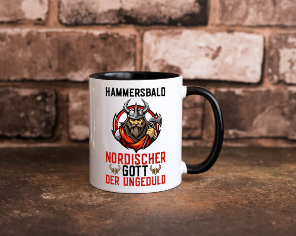 Hammersbald Nordischer Gott der ungeduld Farbige Tasse - Kaffeetasse / Geschenk / Familie