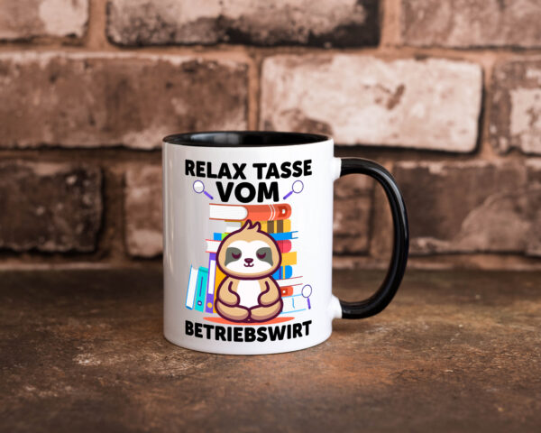 Relax Tasse: Betriebswirt | Betriebswirtschaft Farbige Tasse - Kaffeetasse / Geschenk / Familie