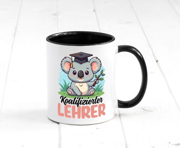 Koalifizierter Lehrer | Schule Beruf | Schüler Farbige Tasse - Kaffeetasse / Geschenk / Familie