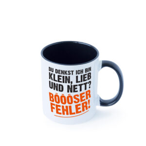 Böööser Fehler | Spruch Tasse | kleine Frau | Freundin Farbige Tasse - Kaffeetasse / Geschenk / Familie