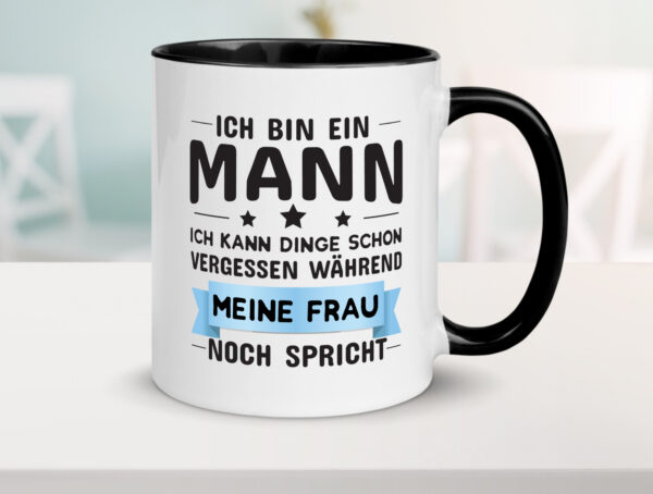 Ich bin ein Mann | Männer Tasse | Beziehung Humor Farbige Tasse - Kaffeetasse / Geschenk / Familie