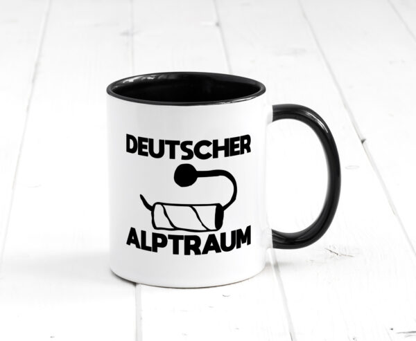 Deutscher Alptraum Farbige Tasse - Kaffeetasse / Geschenk / Familie